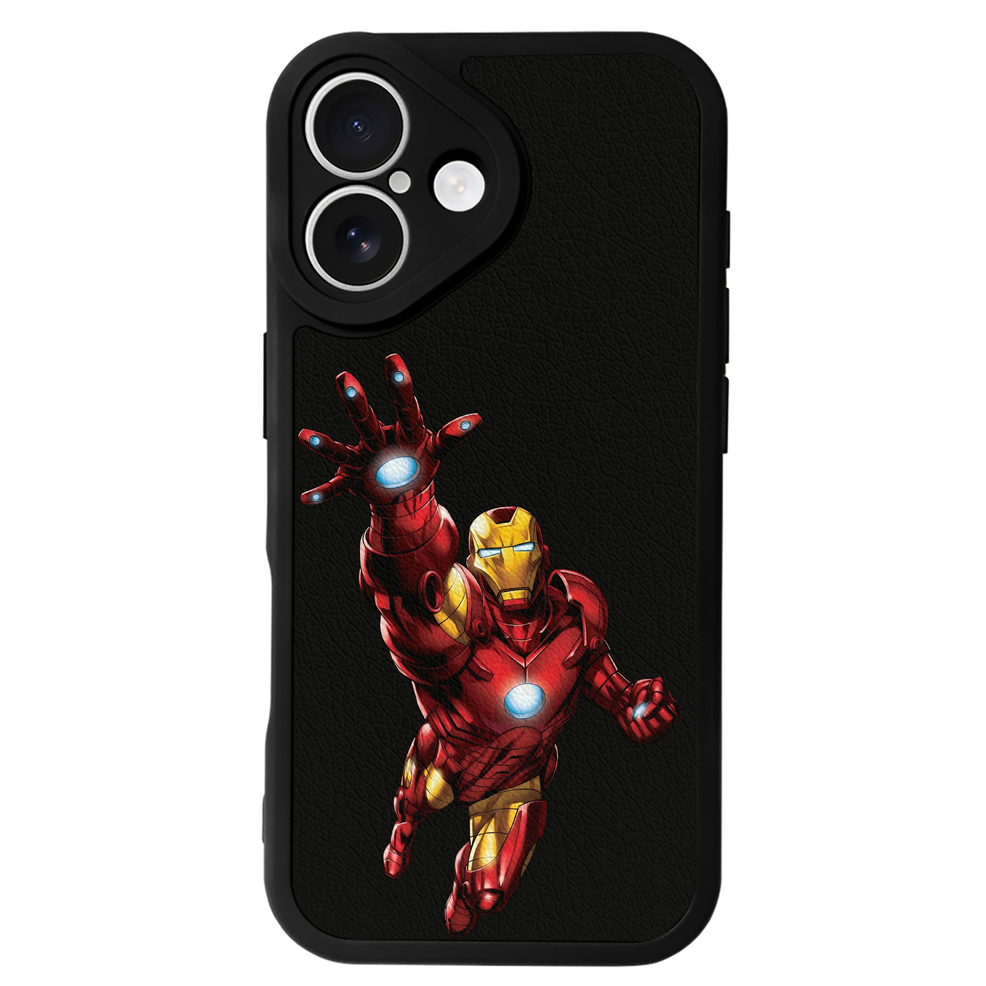 （画像用） アベンジャーズ The Avengers 【iPhone 16シリーズ対応】シリコンスマホケース（レザー調） 材質：シリコン